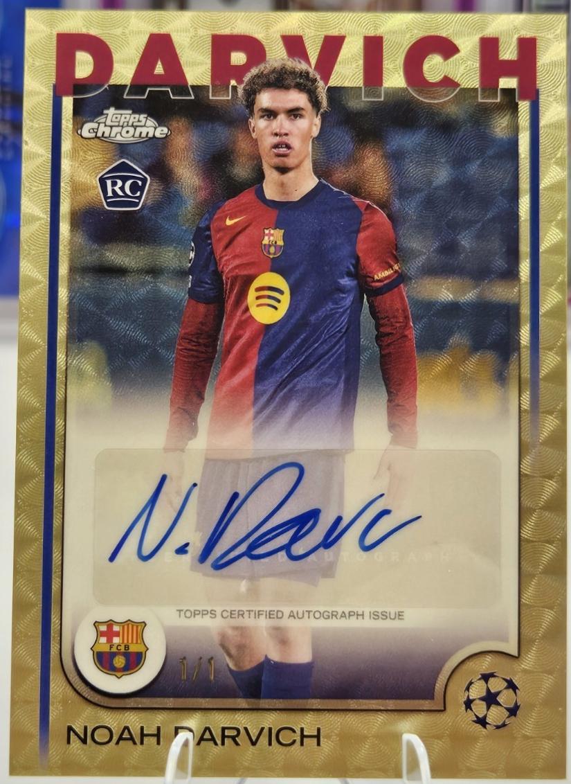 Noah Darvich - Chrome UEFA Autograph #CA-ND