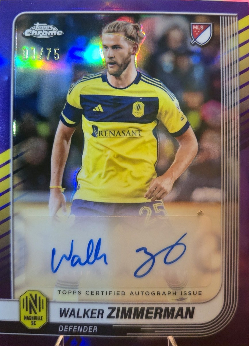 Walker Zimmerman - Chrome MLS Autograph #CA-ZN