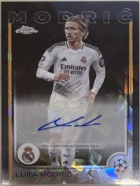 Luka Modric - Chrome UEFA Autograph #CA-LU