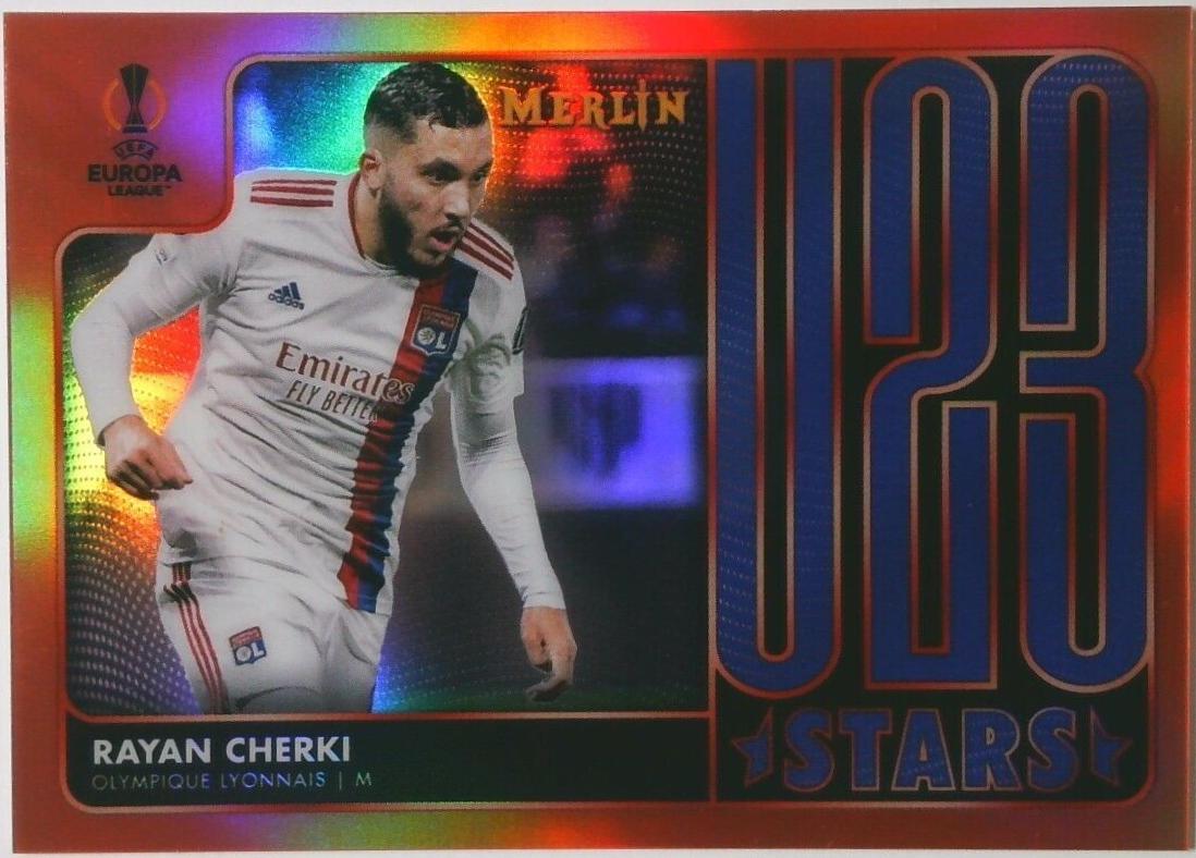 Rayan Cherki - Merlin Chrome UEFA U23 Stars #U23-5