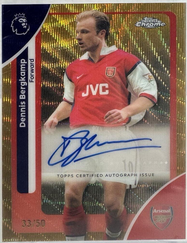 Dennis Bergkamp - Chrome Premier League Autograph #CA-DE