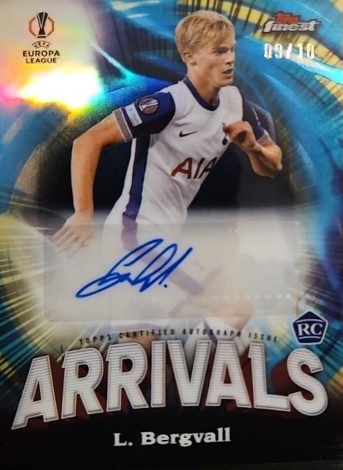 Lucas Bergvall - Finest UEFA Arrivals Autograph #AA-LB