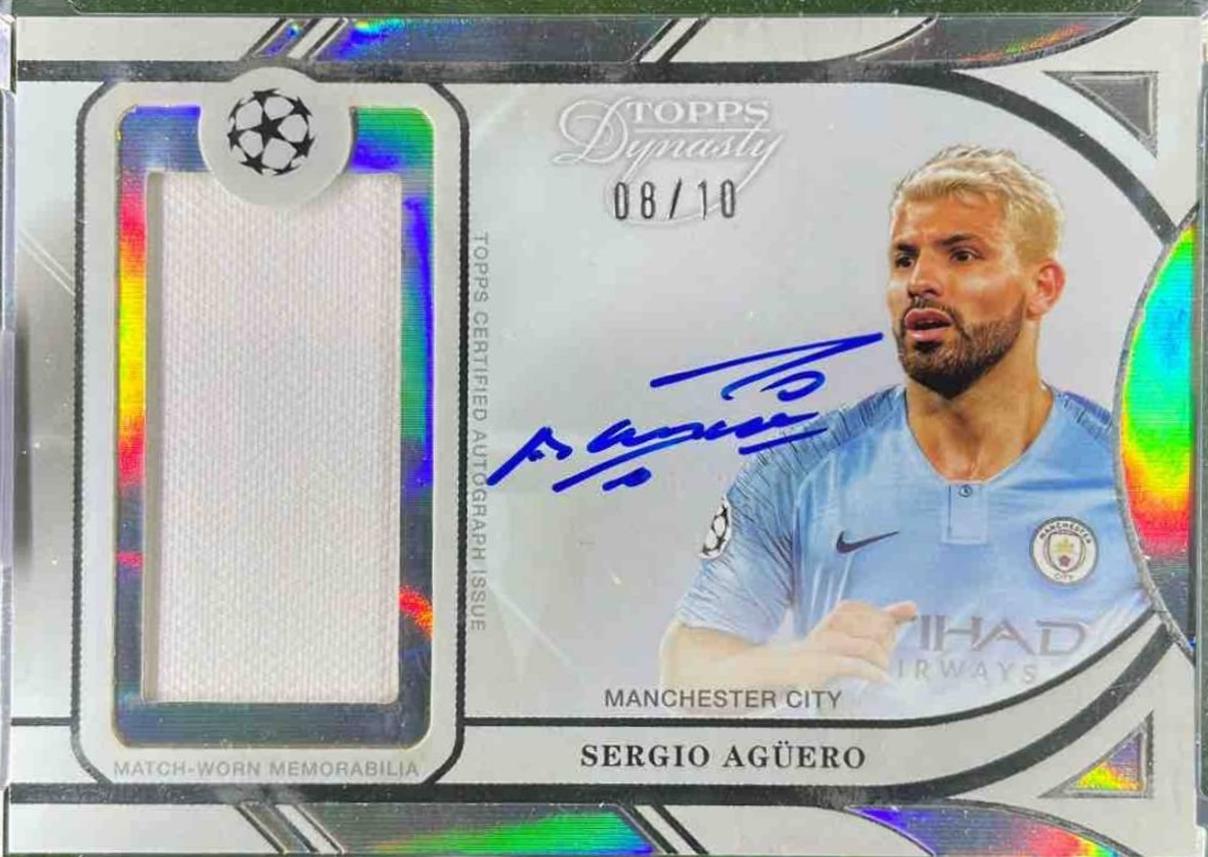 Sergio Aguero - Dynasty UEFA Autograph Patch #APL-SA5