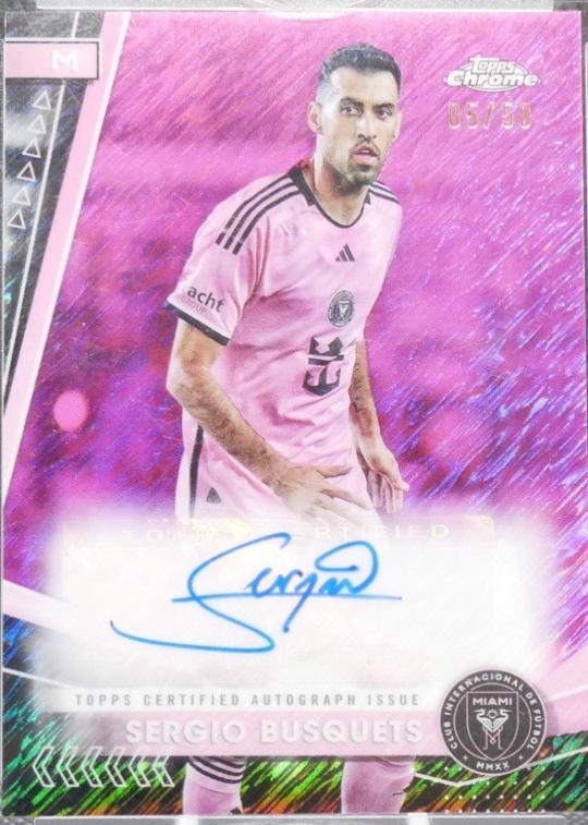 Sergio Busquets - Chrome MLS Autograph #CA-SB