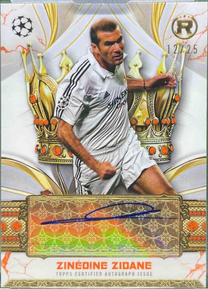 Zinedine Zidane - Reverence UEFA Crowned Legend Autograph #CLA-ZZ