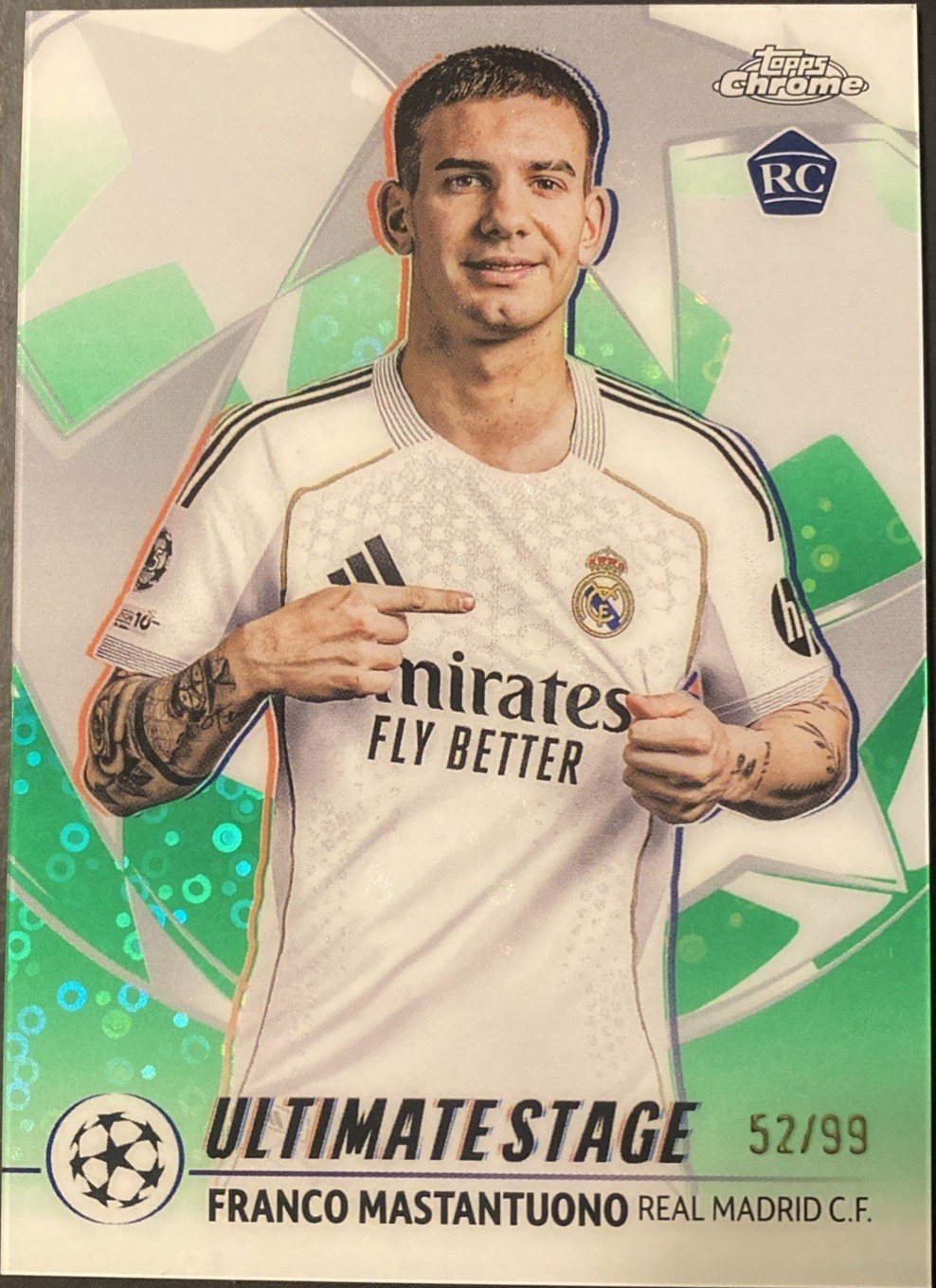 Franco Mastantuono - UEFA Ultimate Stage Chrome #US-21