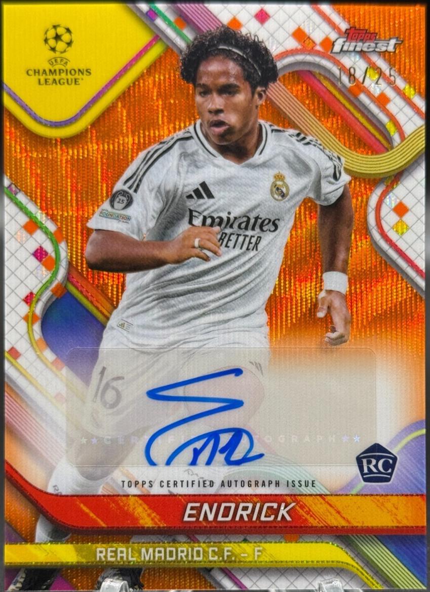 Endrick - Finest UEFA Autograph #BA-EN