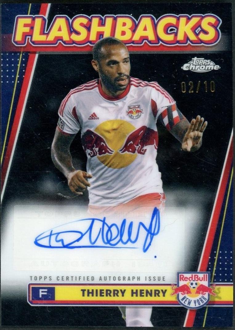 Thierry Henry - Chrome MLS Flashbacks Autograph #FA-TH
