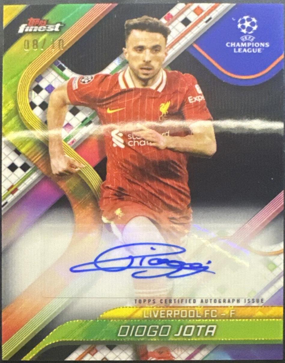 Diogo Jota - Finest UEFA Autograph #BA-DJ