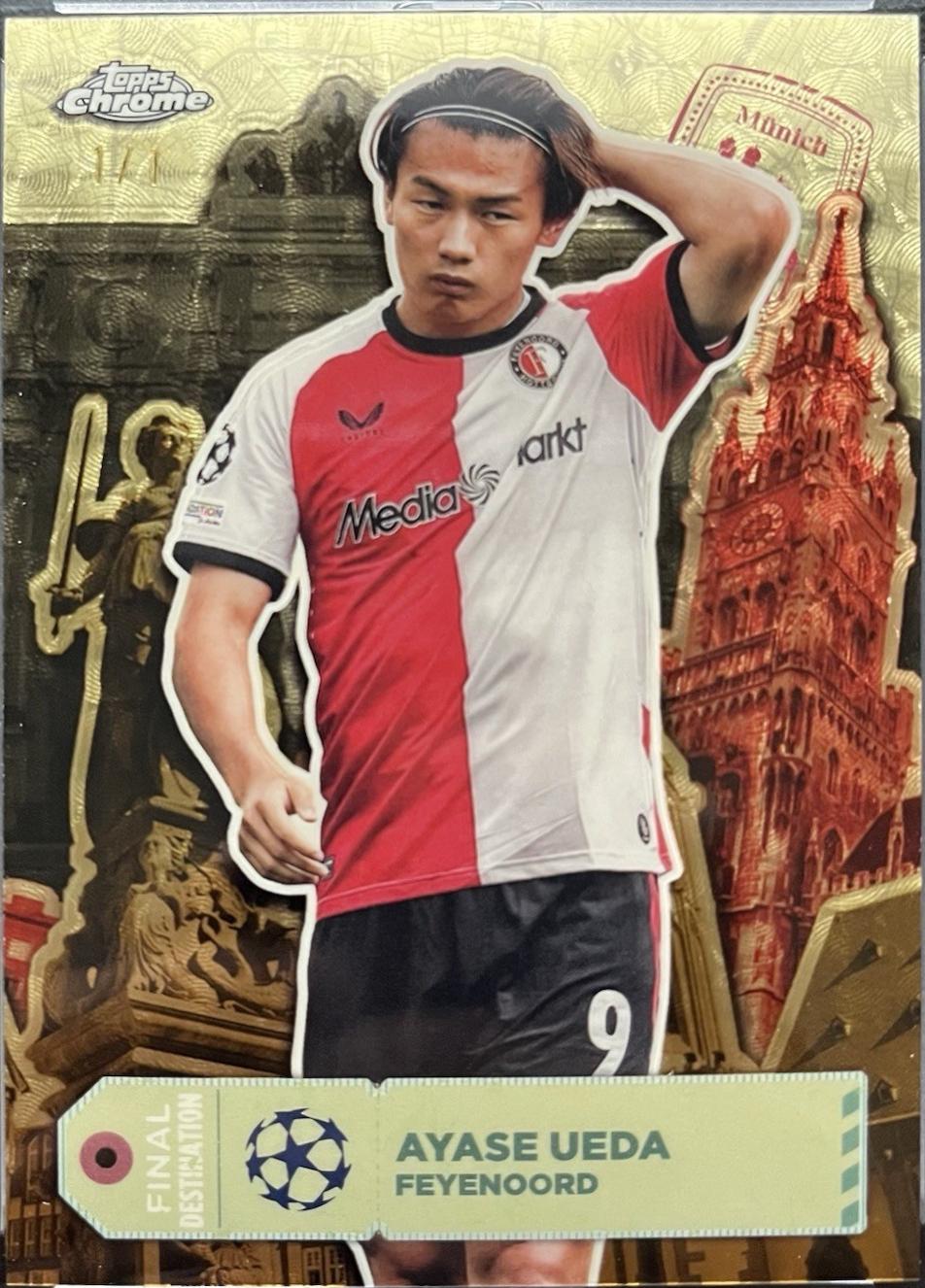 Ayase Ueda - Chrome UEFA Final Destination #FD-23
