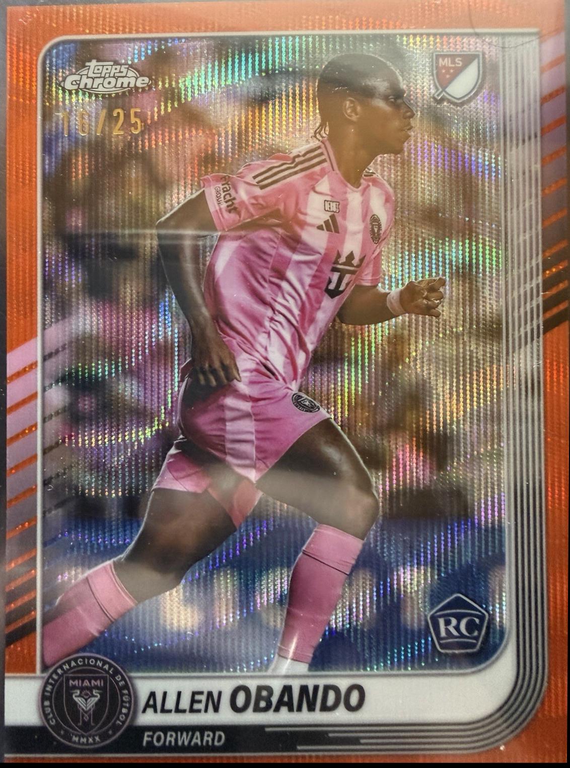 Allen Obando - Chrome MLS Fast Lane #FL-24