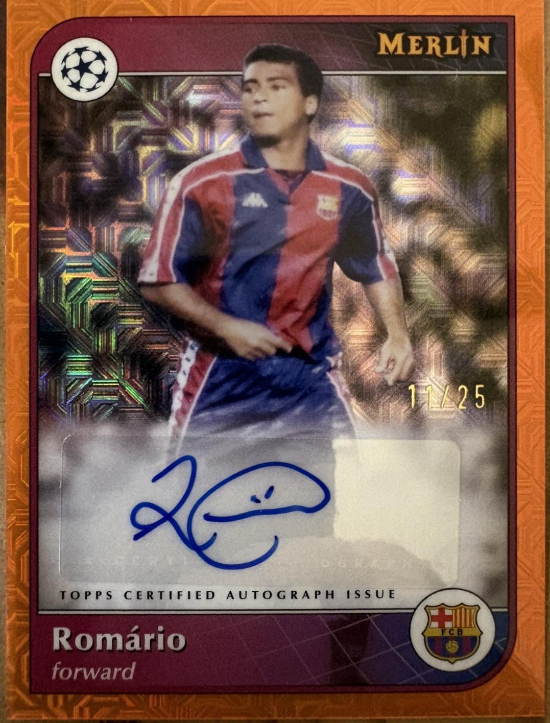 Romario - Merlin UEFA Autograph #AU-RO