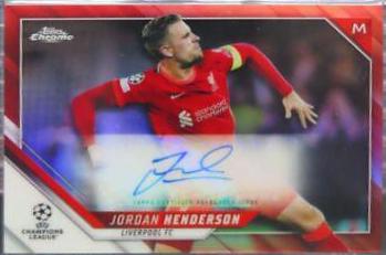 Jordan Henderson - Chrome UEFA Champions League Autographs #CA-JH