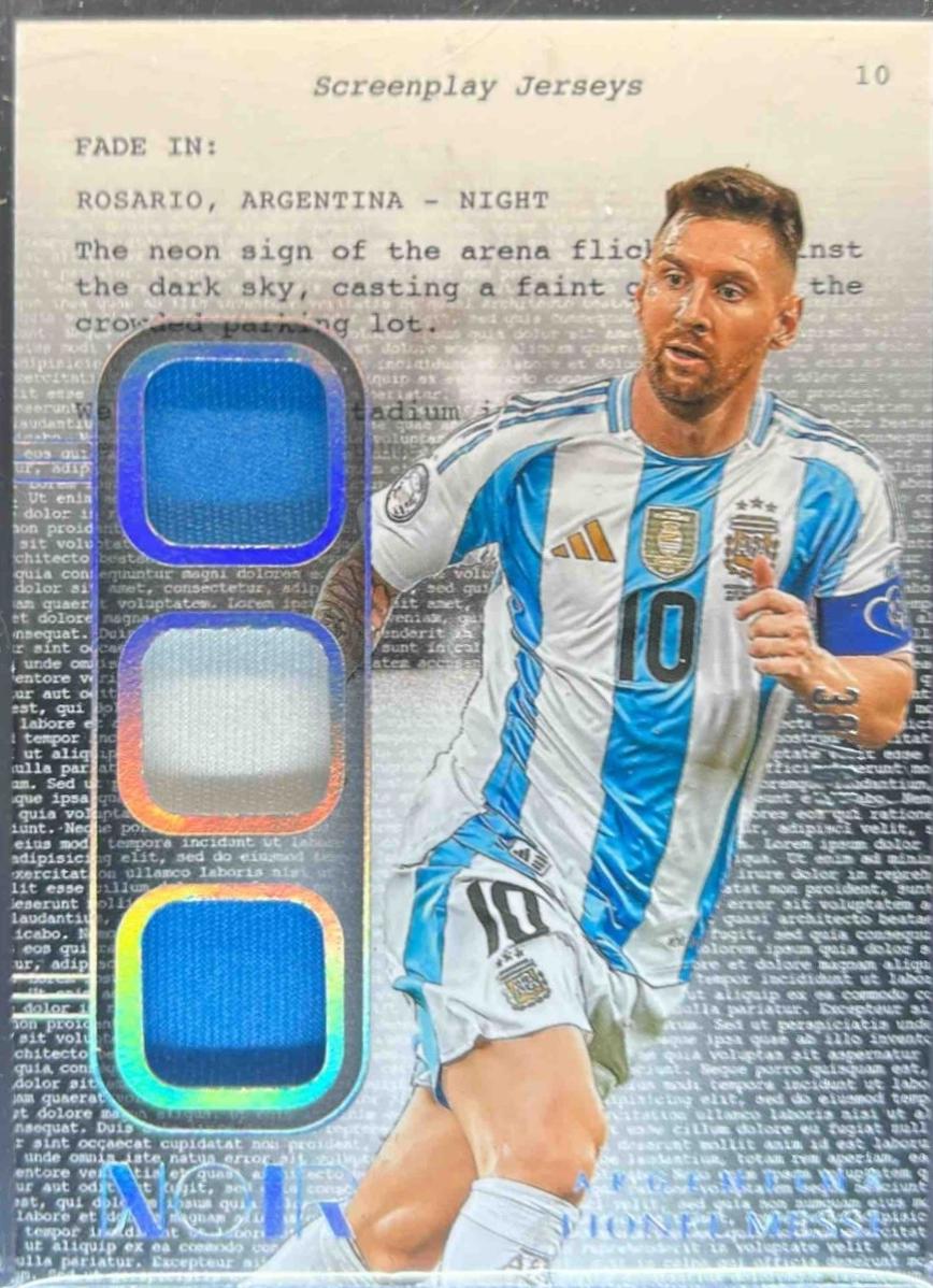 Lionel Messi - Noir Screenplay Jersey #20