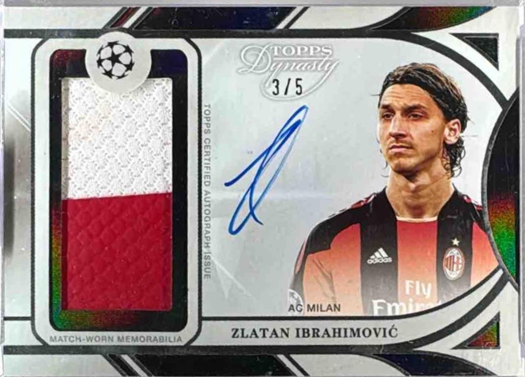 Zlatan Ibrahimovic - Dynasty UEFA Autograph Patch #APL-ZI1