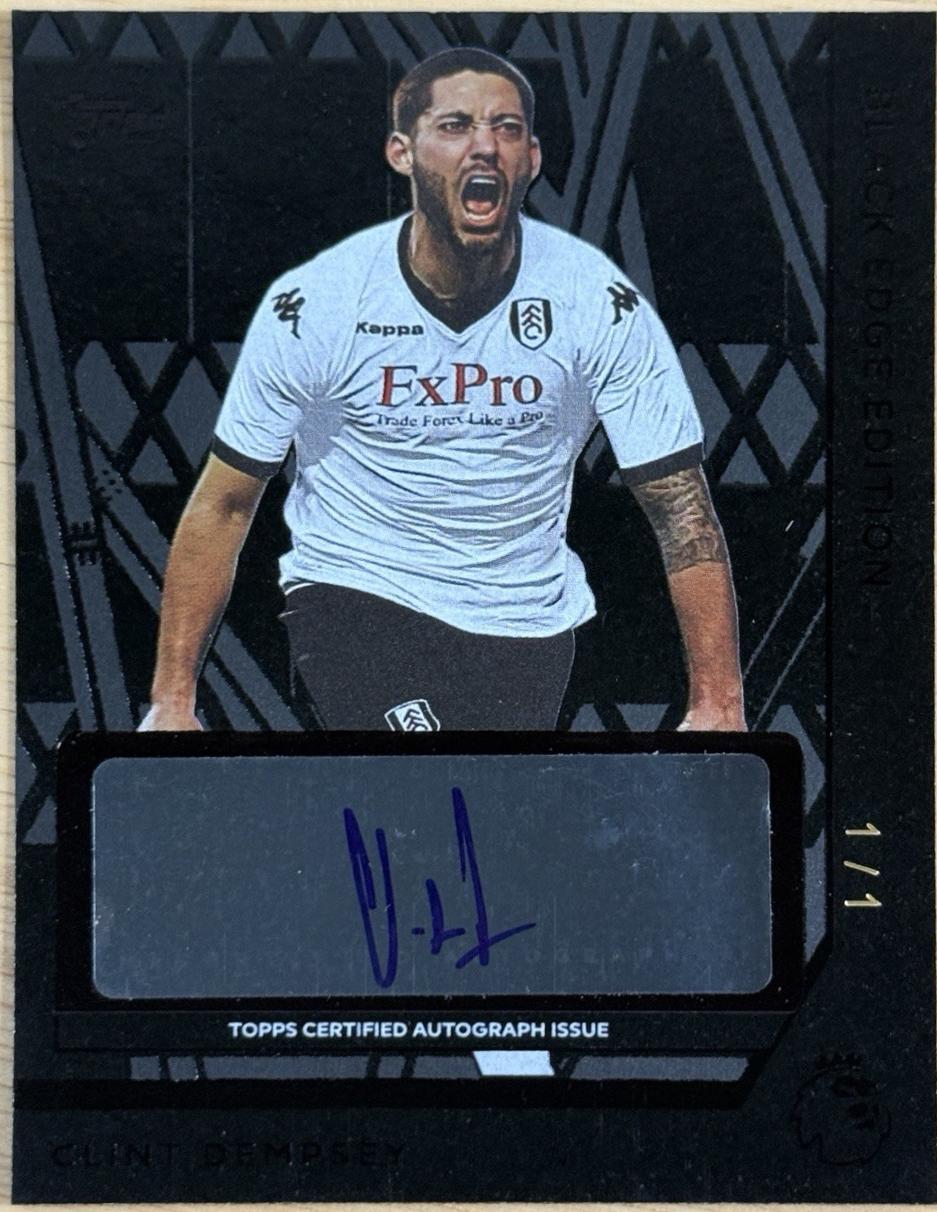 Clint Dempsey - Premier League Black Edge Edition Autograph #BEA-CD