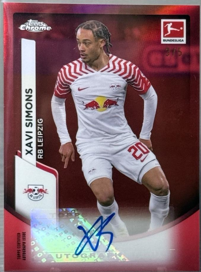 Xavi Simons - Chrome Bundesliga Autograph #BCA-XS