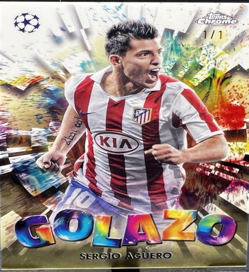 Sergio Aguero - Chrome UEFA Golazo #GZ-30