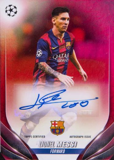 Lionel Messi - UEFA Club Autograph #A-LM