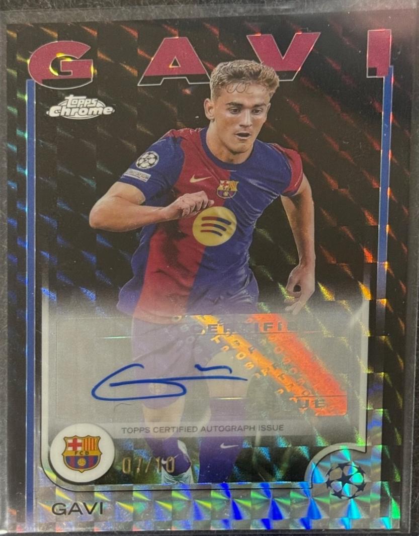 Gavi - Chrome UEFA Autograph #CA-GV