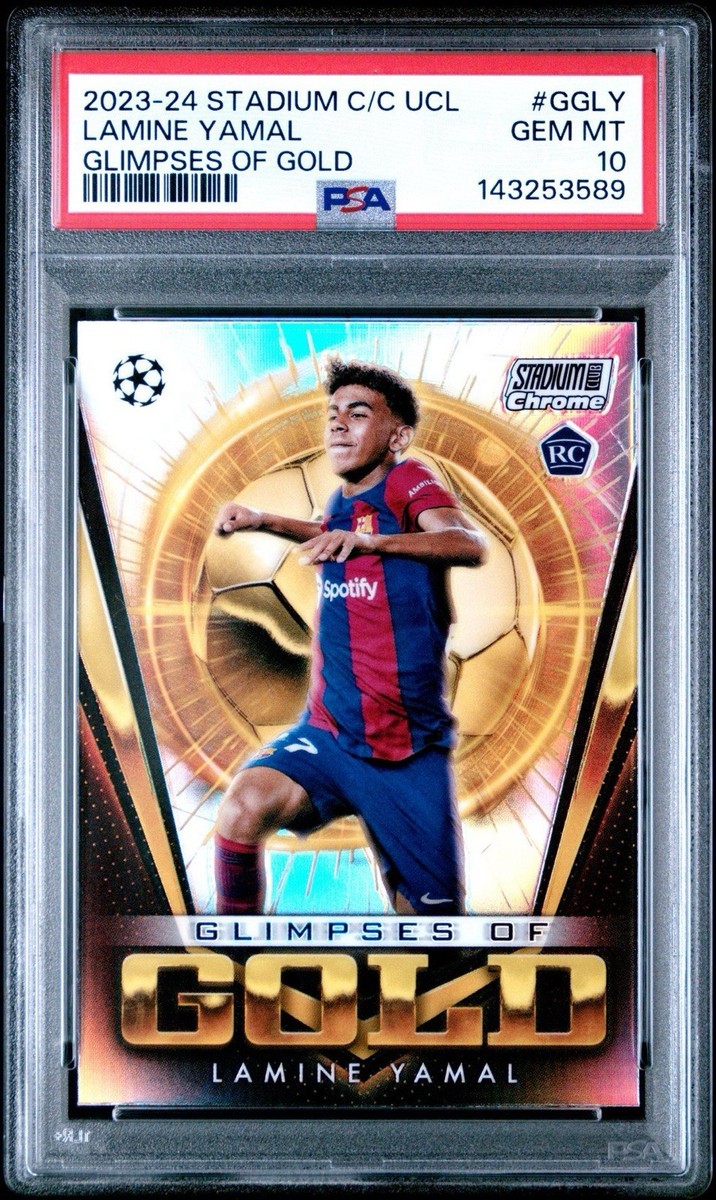 Lamine Yamal - Stadium Club Chrome UEFA Glimpses of Gold #GG-LY