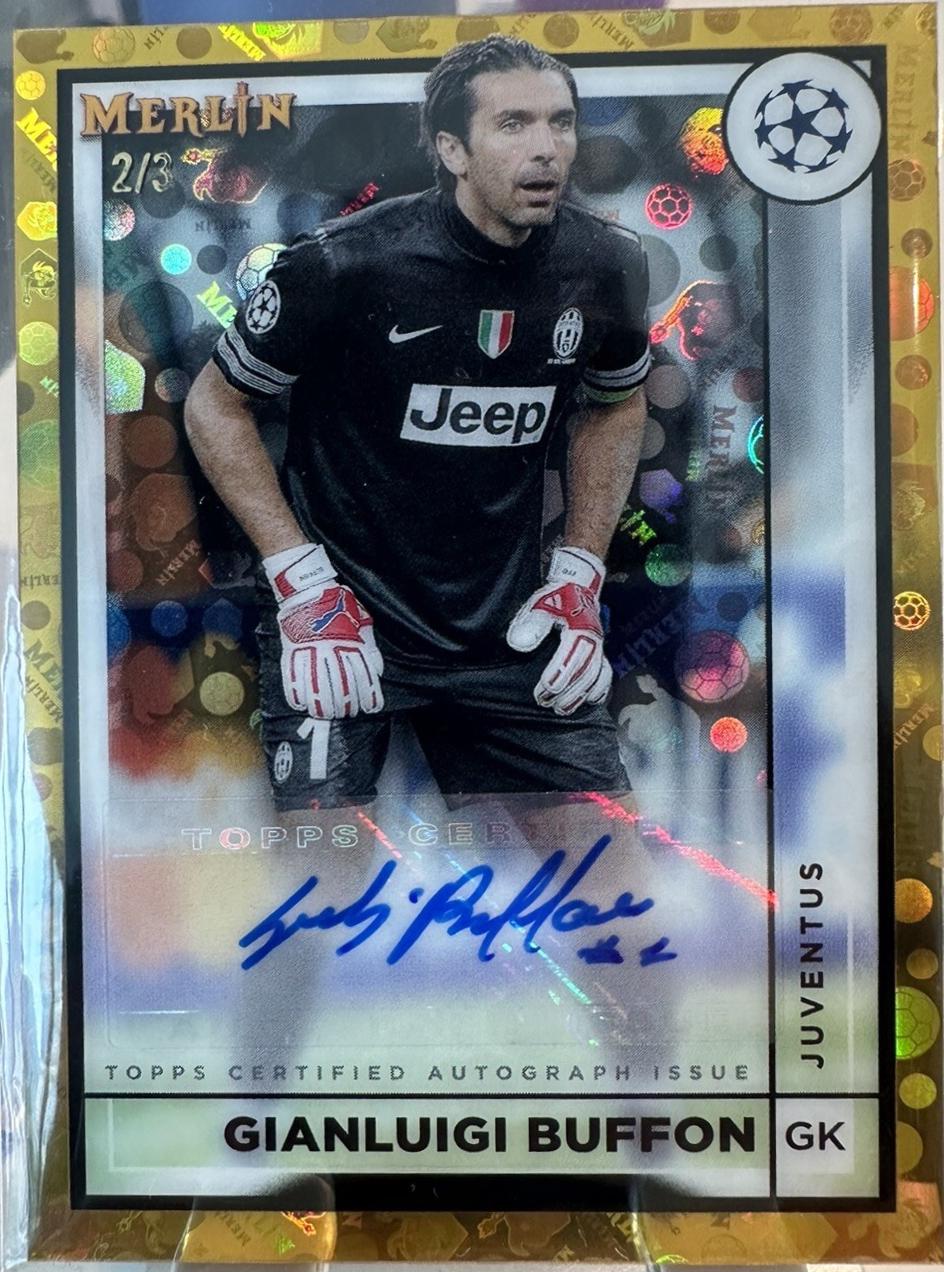 Gianluigi Buffon - Merlin Chrome UEFA Club Competitions Autographs #AC-GB