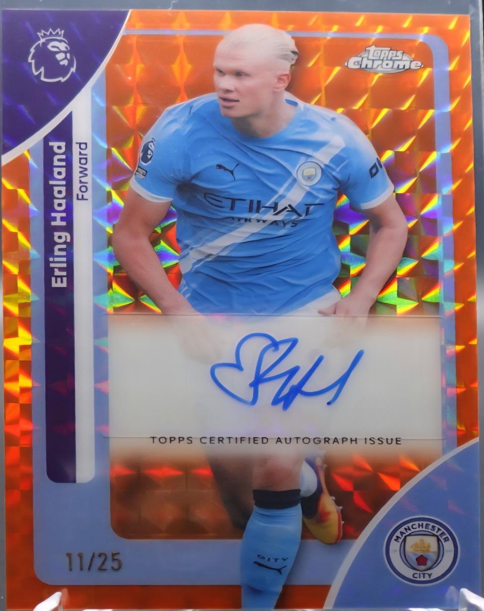 Erling Haaland - Chrome Premier League Autograph #CA-EH