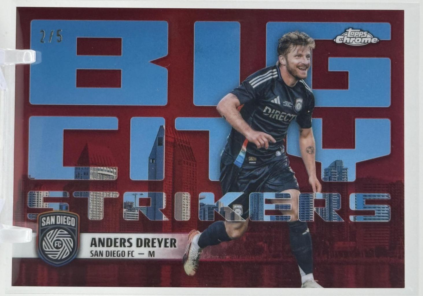Anders Dreyer - Chrome MLS Big City Strikers #BCS-17