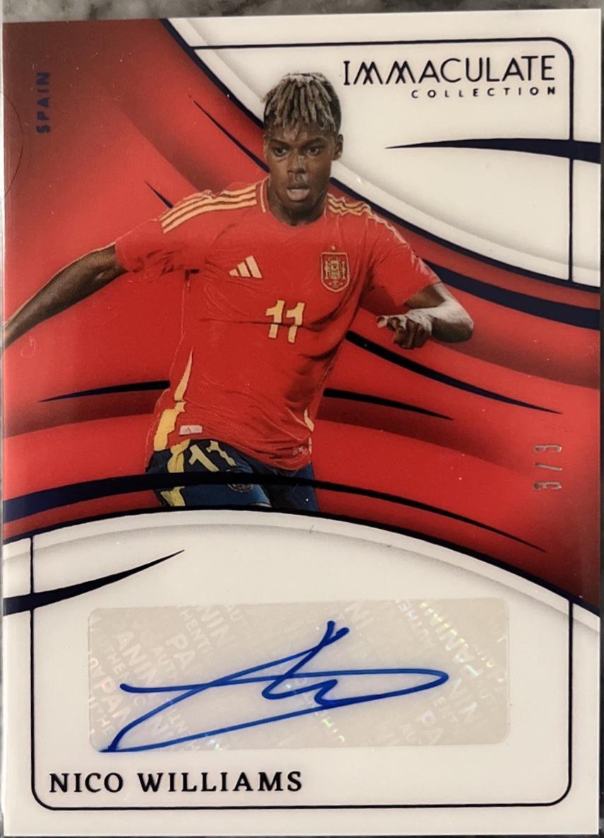 Nico Williams - Immaculate Autograph #7