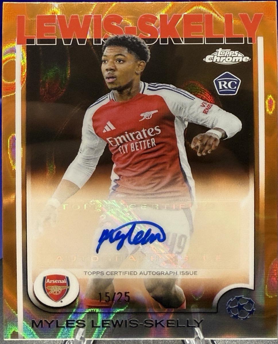 Myles Lewis-Skelly - Chrome UEFA Autograph #CA-ML