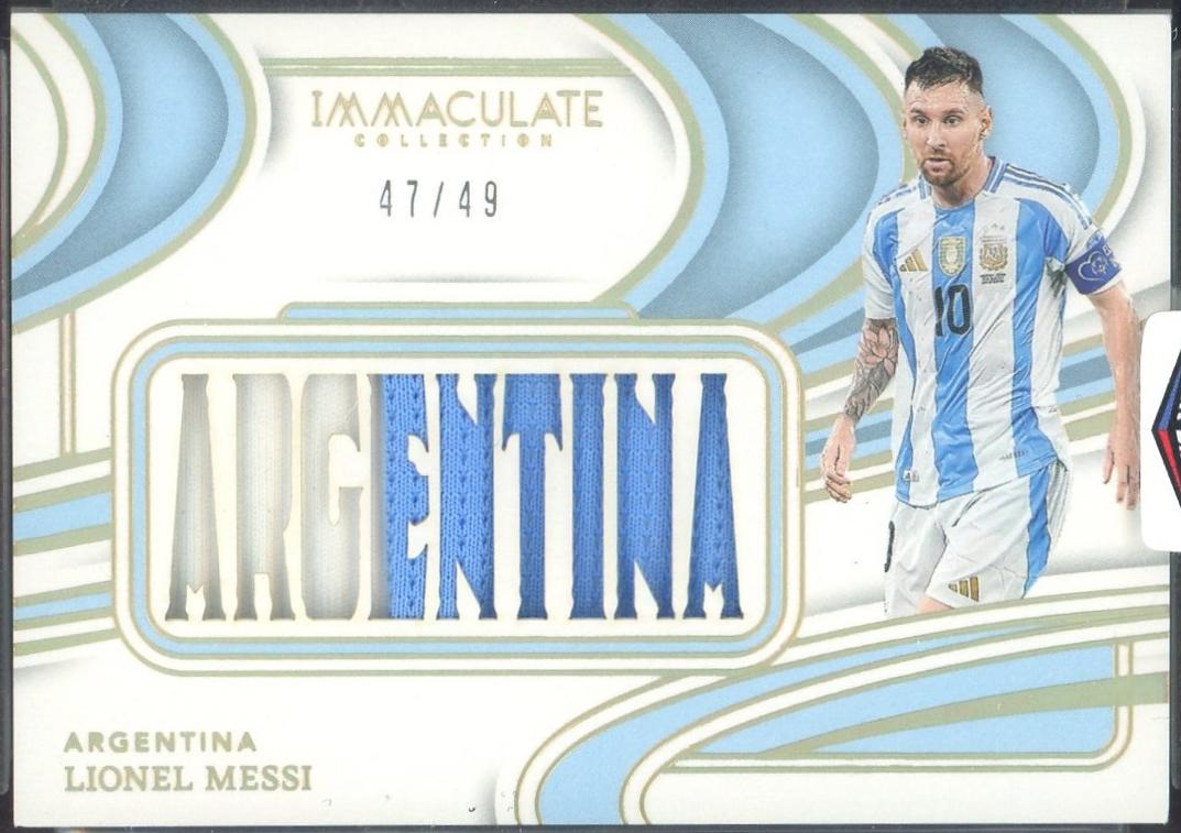 Lionel Messi - Immaculate Jumbo Team Name #9