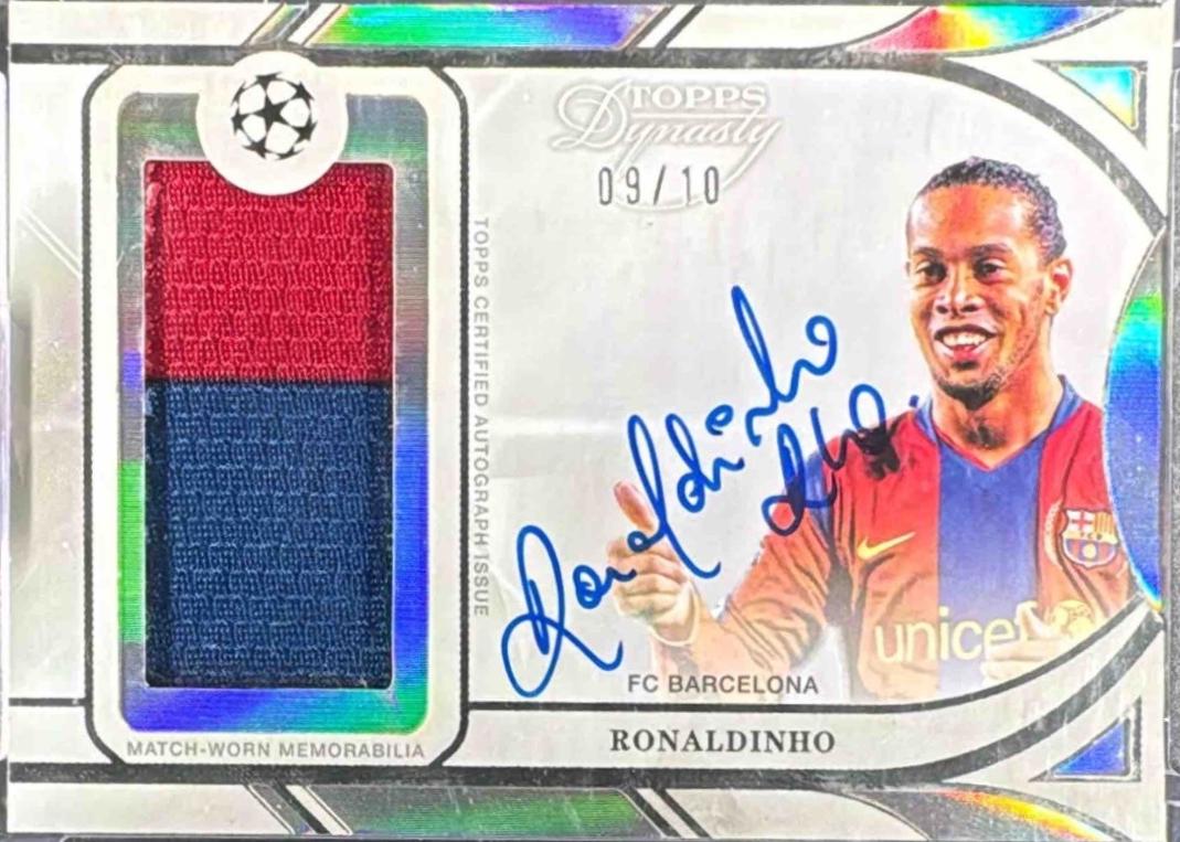 Ronaldinho - Dynasty UEFA Autograph Patch #APL-RH3