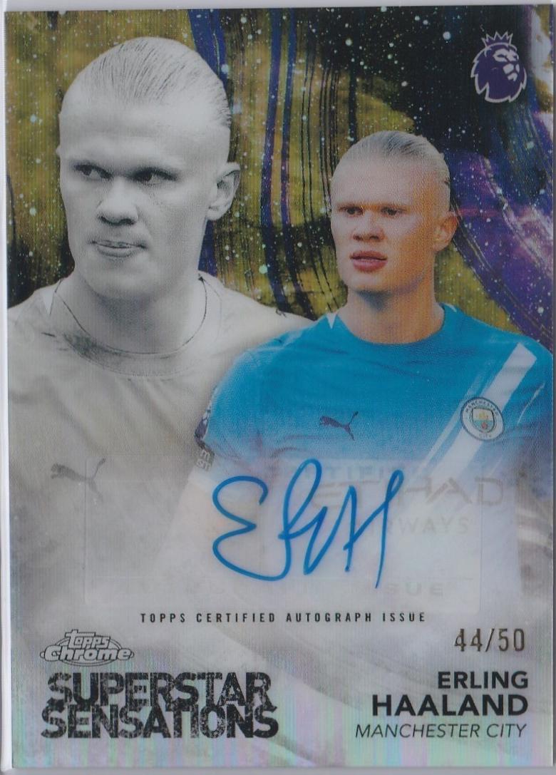 Erling Haaland - Chrome Premier League Superstar Sensations Autograph #SUP-EH