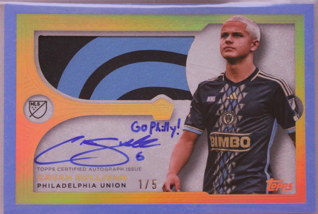 Cavan Sullivan - Chrome MLS Debut Patch Autograph #RDPA-CS