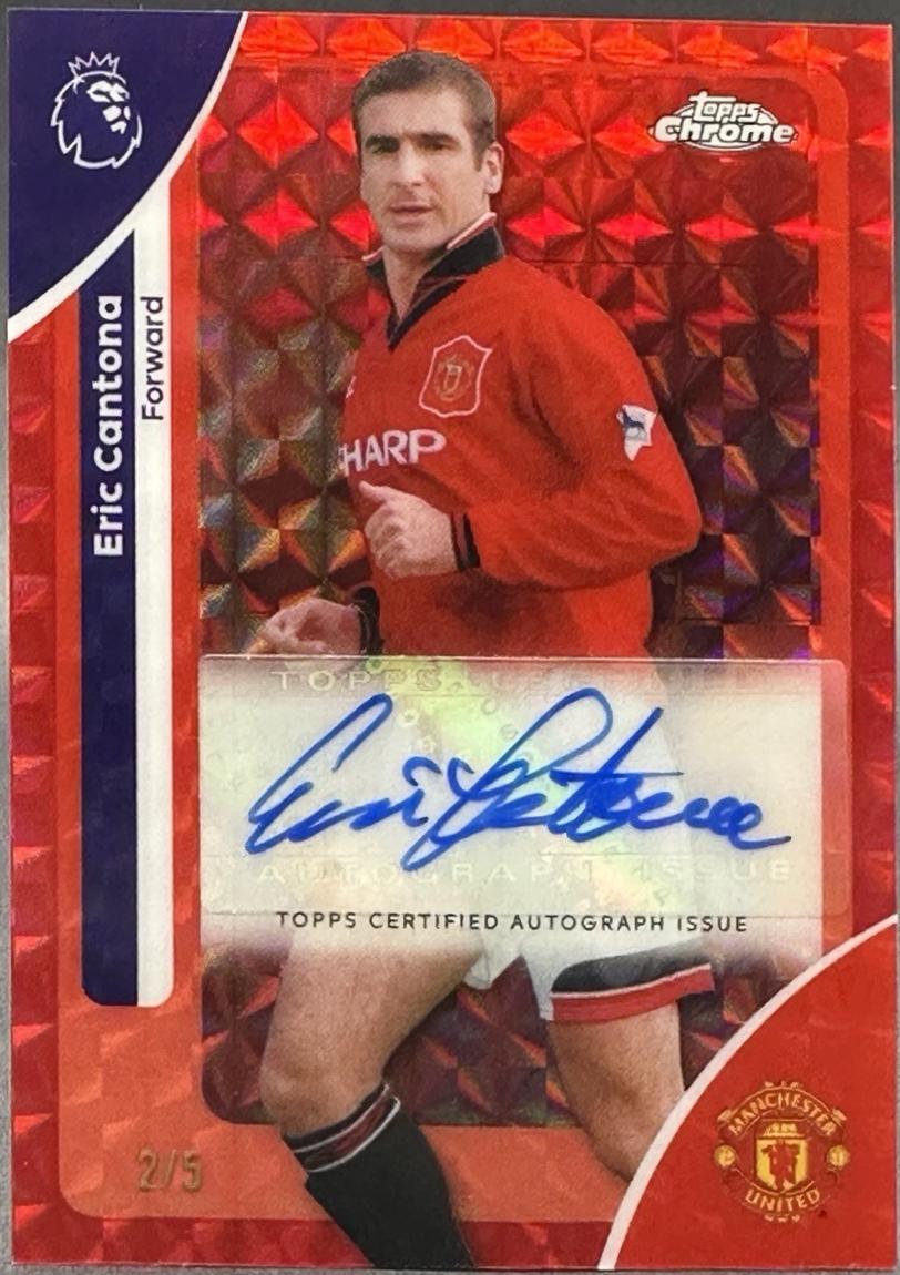 Eric Cantona - Chrome Premier League Autograph #CA-EC