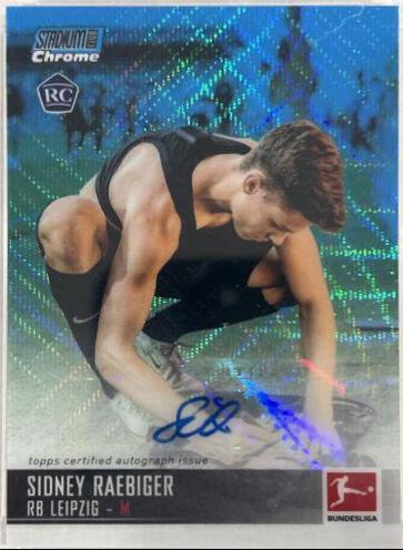 Sidney Raebiger - Stadium Club Chrome Bundesliga Autographs #CAC-SR