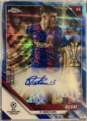 Pedri - Chrome UEFA Champions League Autographs #CA-P