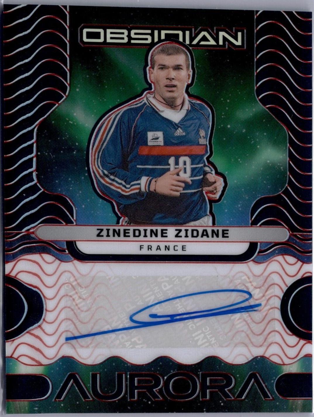Zinedine Zidane - Obsidian Aurora Autograph #AA-ZZ