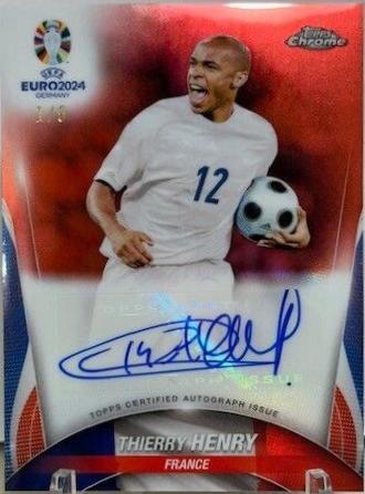 Thierry Henry - Chrome UEFA Euro Autograph #CA-HY