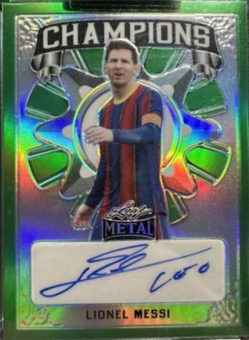 Lionel Messi - Metal Champions Autographs #C-LM1