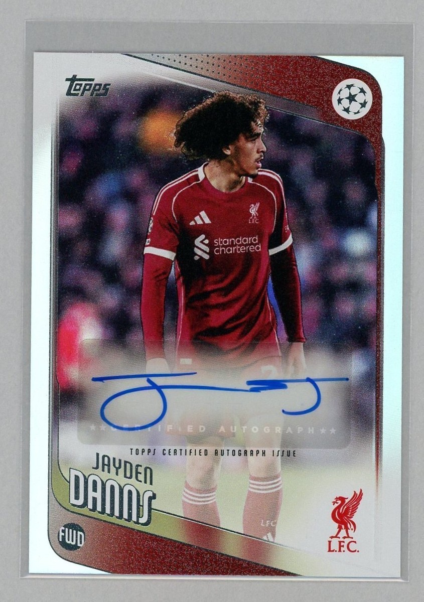 Jayden Danns - UEFA Autograph #BA-JD
