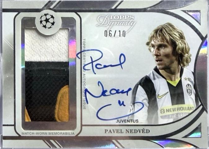 Pavel Nedved - Dynasty UEFA Autograph Patch #APL-PN4