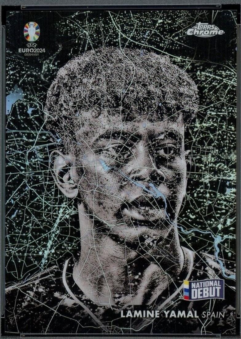Lamine Yamal - Chrome UEFA Euro Berlin at Night #BN-17