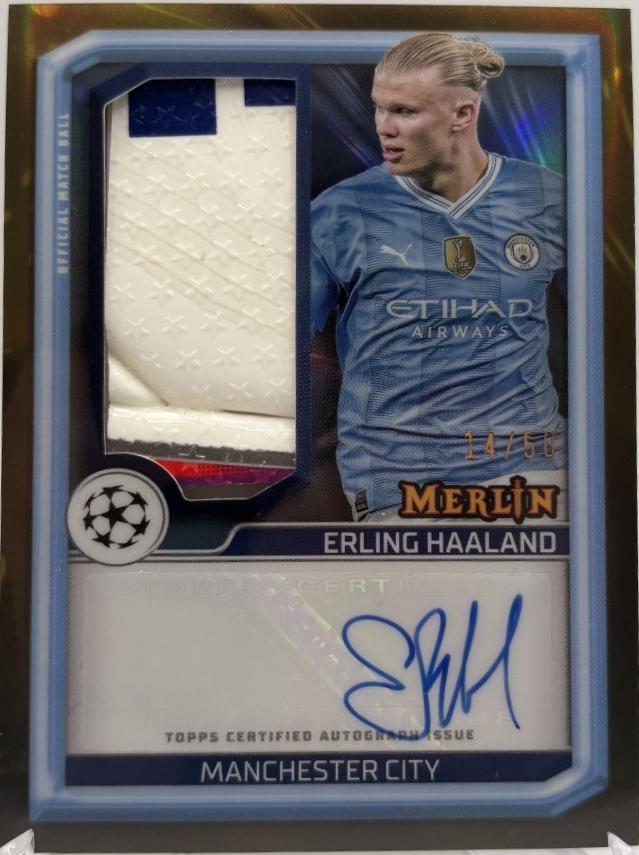 Erling Haaland - Merlin UEFA Match Ball Signature #MBS-EH
