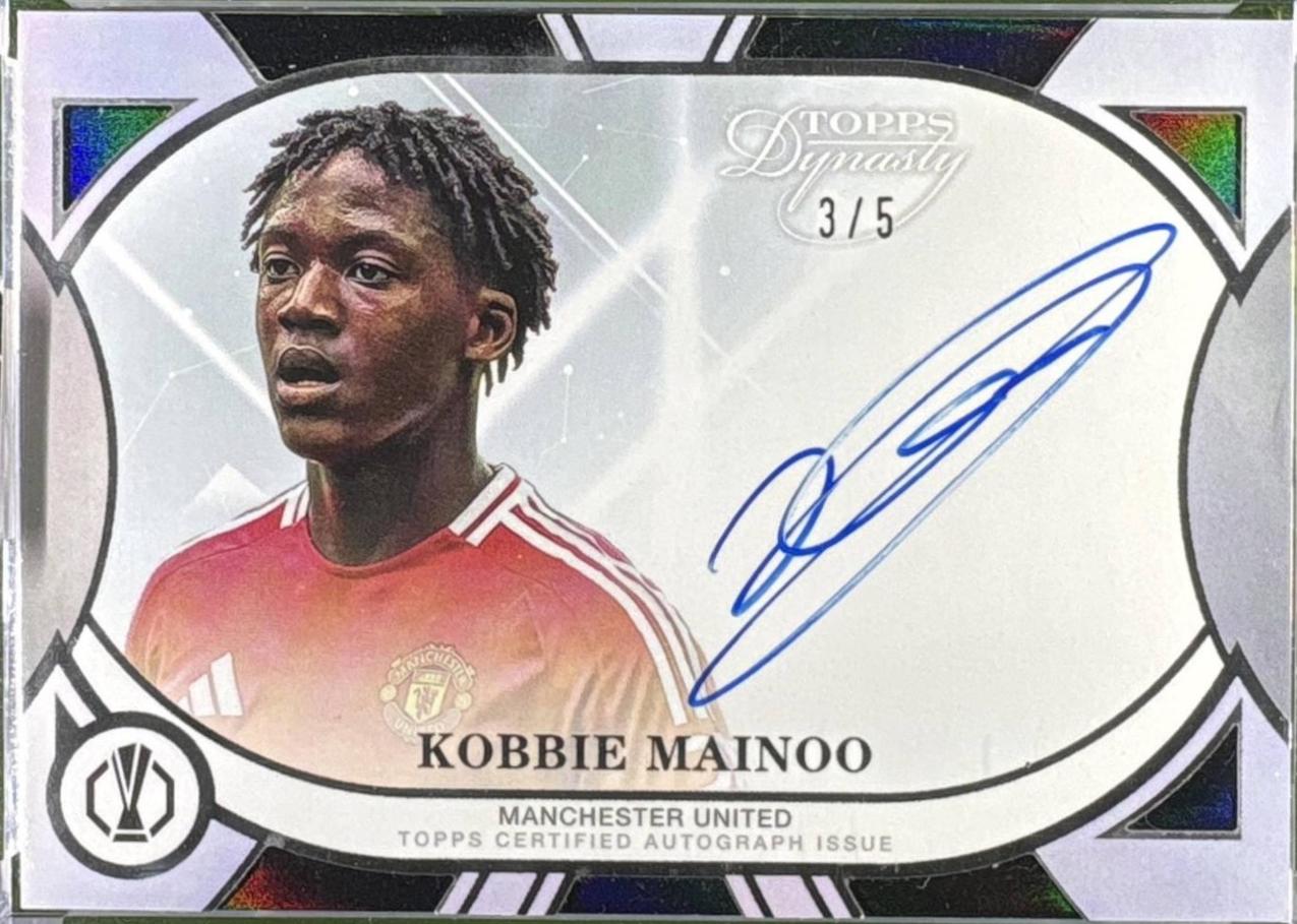 Kobbie Mainoo - Dynasty UEFA Autograph #DAV-KM1