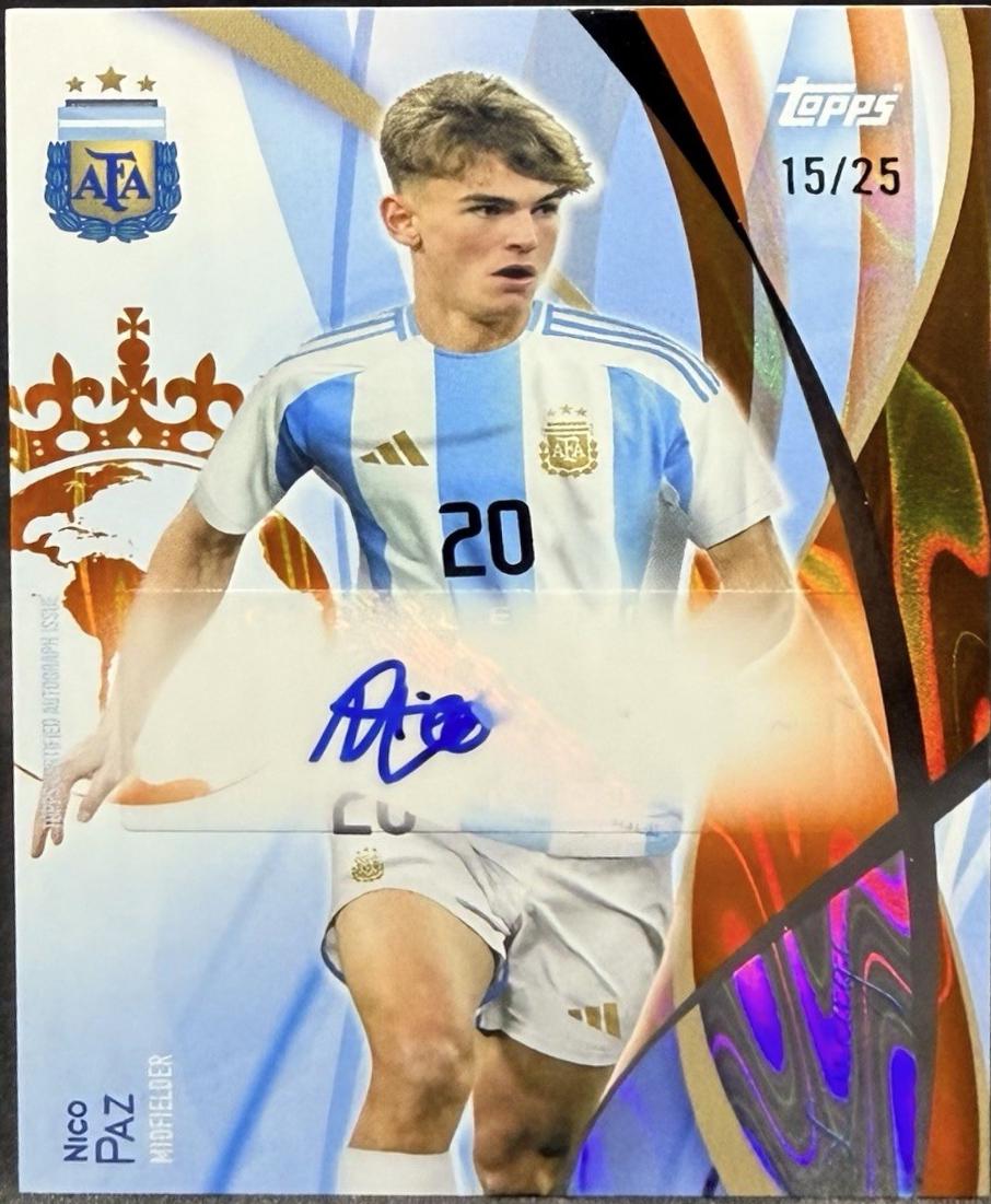 Nico Paz - Lineage Argentina Icons Autograph #IA-NP