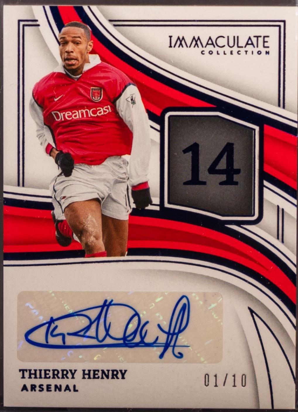 Thierry Henry - Immaculate Numbers Signature #IN-TH