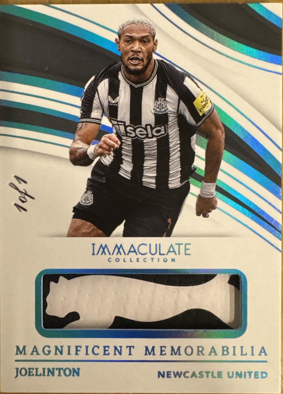 Joelinton - Immaculate Magnificent Memorabilia #MG-J