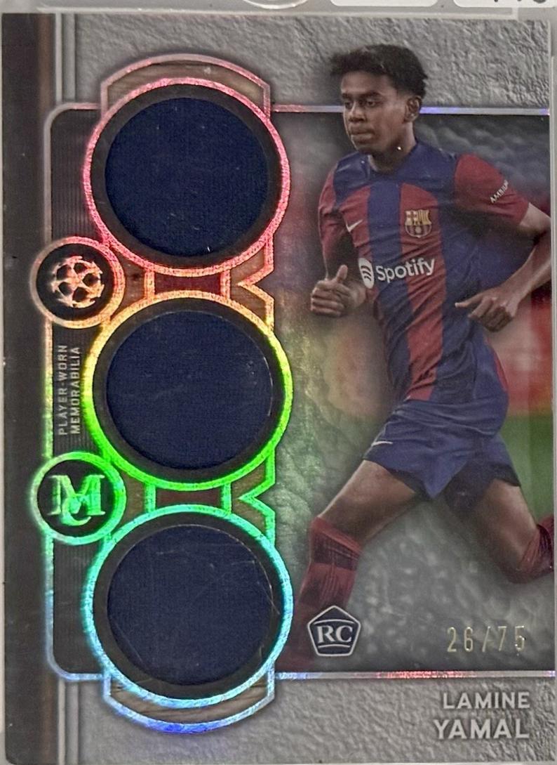 Lamine Yamal - Museum UCL Single-Player Triple Relic #SPTR-LY