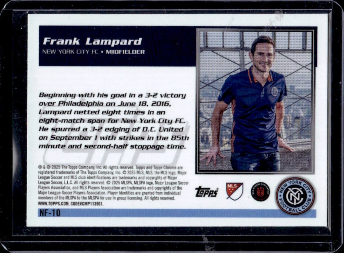 Frank Lampard - Chrome MLS 1995 #NF-10